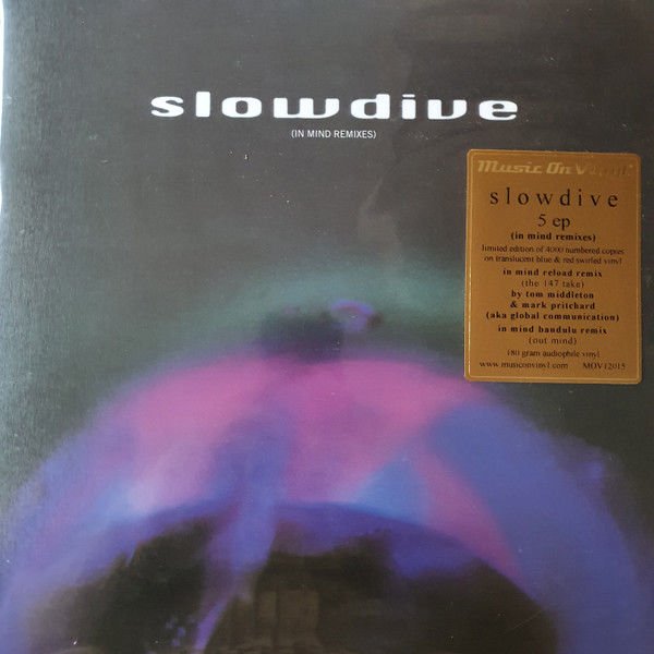SLOWDIVE - 5 EP (IN MIND REMIXES) (1993) 12'' 2021 LP RENKLİ SIFIR PLAK