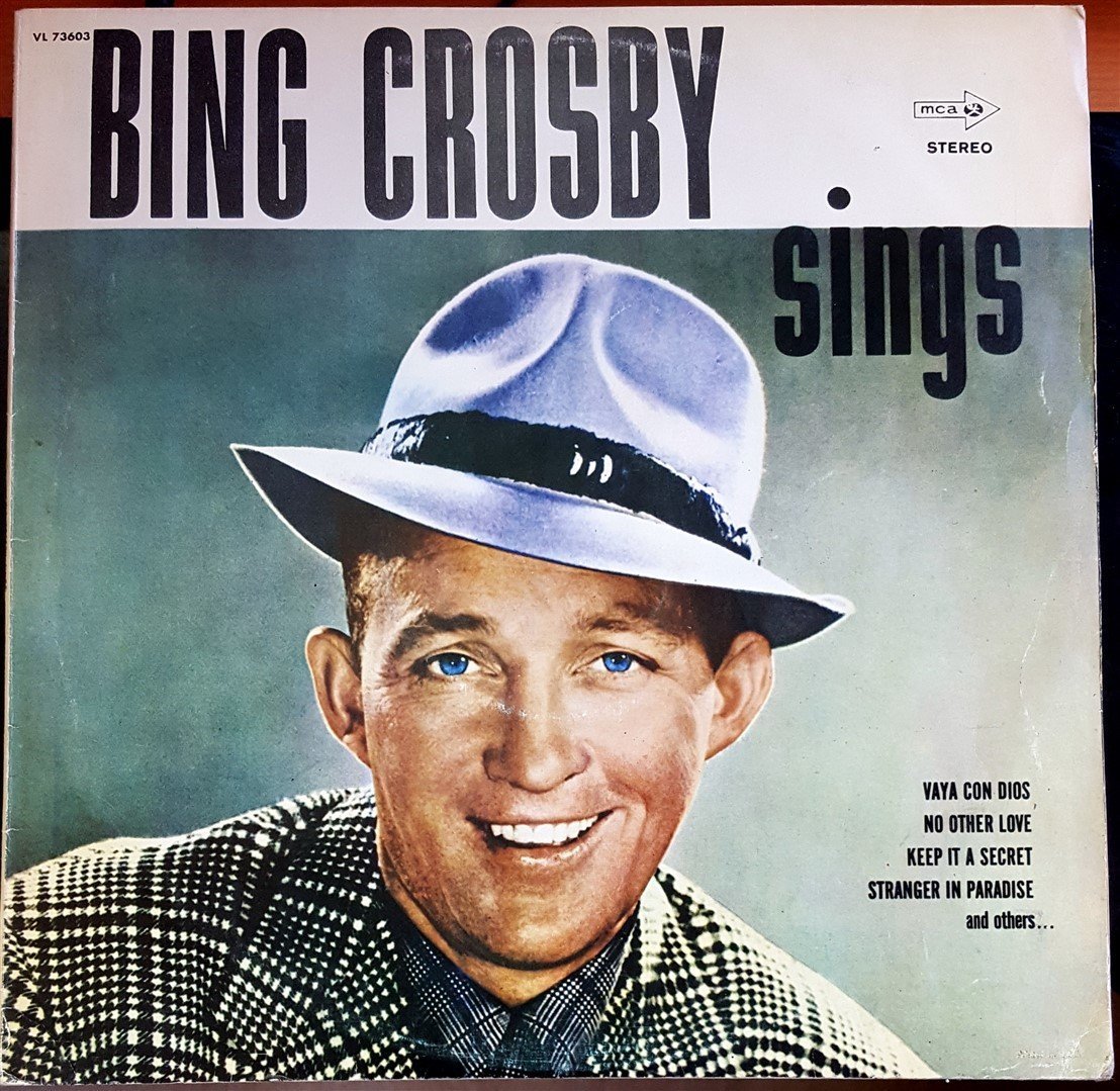 BING CROSBY SINGS PLAK 2.EL YERLİ BASKI