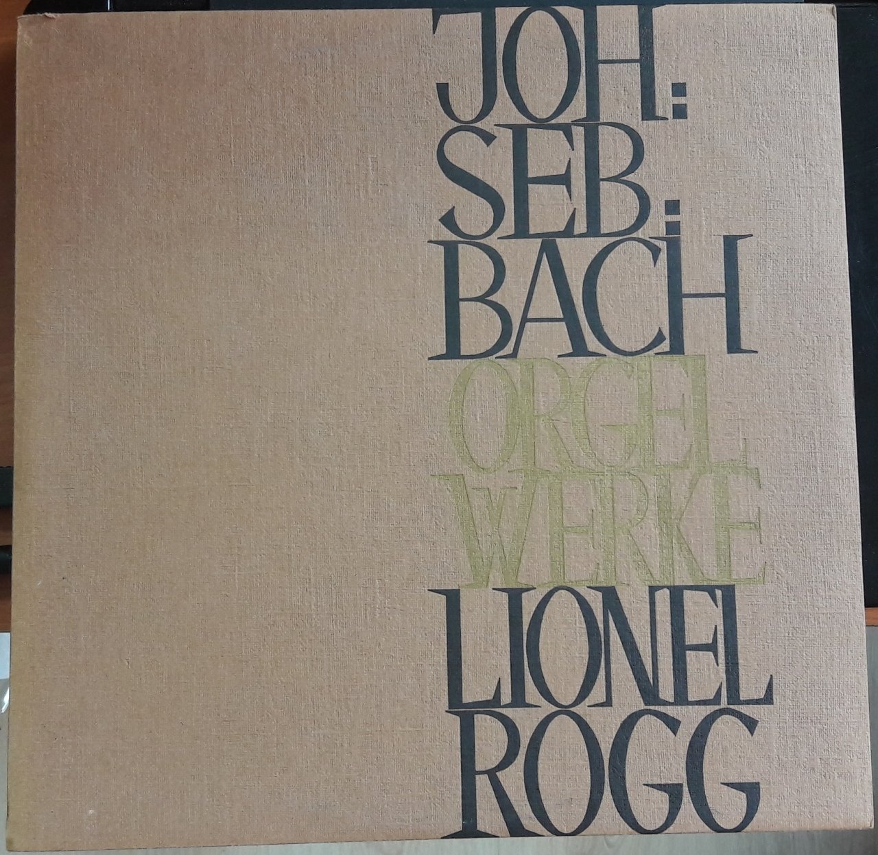 BACH COMPLETE ORGAN WORKS 16 LIONEL ROGG - PLAK 2.EL