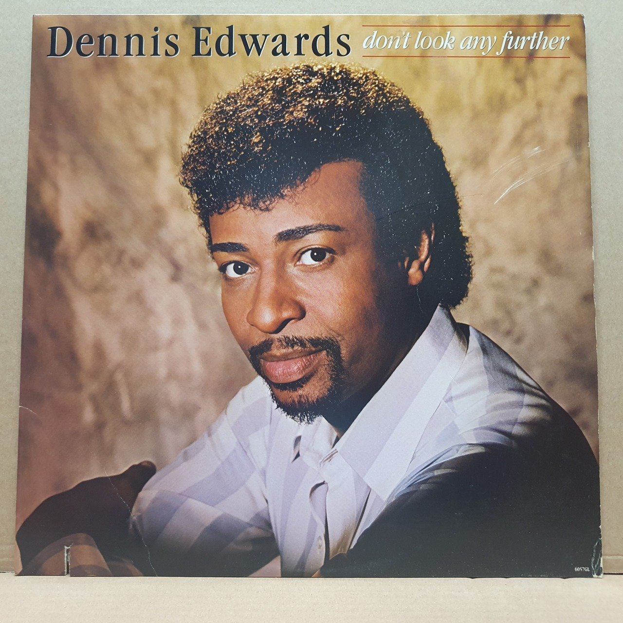 DENNIS EDWARDS - DON'T LOOK ANY FURTHER (1984) - LP 2.EL CUT-OUT PLAK