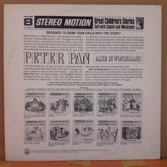 PETER PAN - ALICE IN WONDERLAND - WALT DISNEY - LP PLAK 2.EL