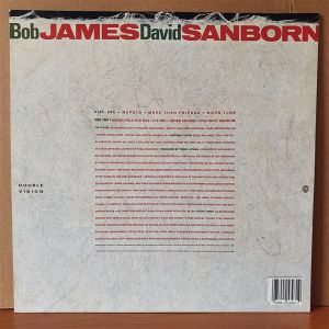 BOB JAMES / DAVID SANBORN - DOUBLE VISION (1986) - LP 2.EL PLAK