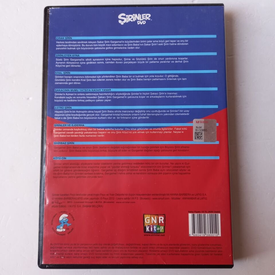 ŞİRİNLER - SEZON 1 DVD 1 - DVD 2.EL