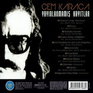 CEM KARACA -YAYINLANMAMIŞ KAYITLAR / ENSTRUMENTAL - CD SIFIR