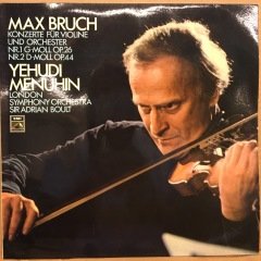 MAX BRUCH VOLIN CONCERTO YEHUDI MENUHIN 2.EL PLAK