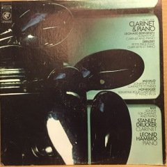 MUSIC FOR CLARINET & PIANO BERNSTEIN DEBUSSY MILHAUD HONEGGER BAX 2.EL PLAK