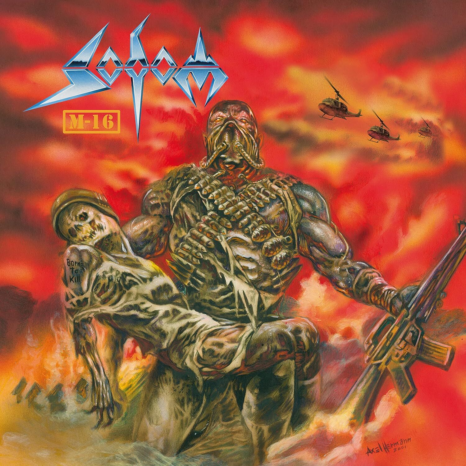 SODOM - M 16 (2001) - 2LP 180GR 2021 ORANGE COLOURED EDITION SIFIR PLAK