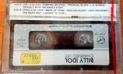 BILLY IDOL CHARMED LIFE (1991) TOPKAPI CASSETTE MADE IN TURKEY ''NEW'' PAPER LABEL