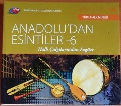 ANADOLU'DAN ESİNTİLER - 6 / HALK ÇALGILARINDAN EZGİLER / TRT ARŞİV SERİSİ 139 - CD 2.EL