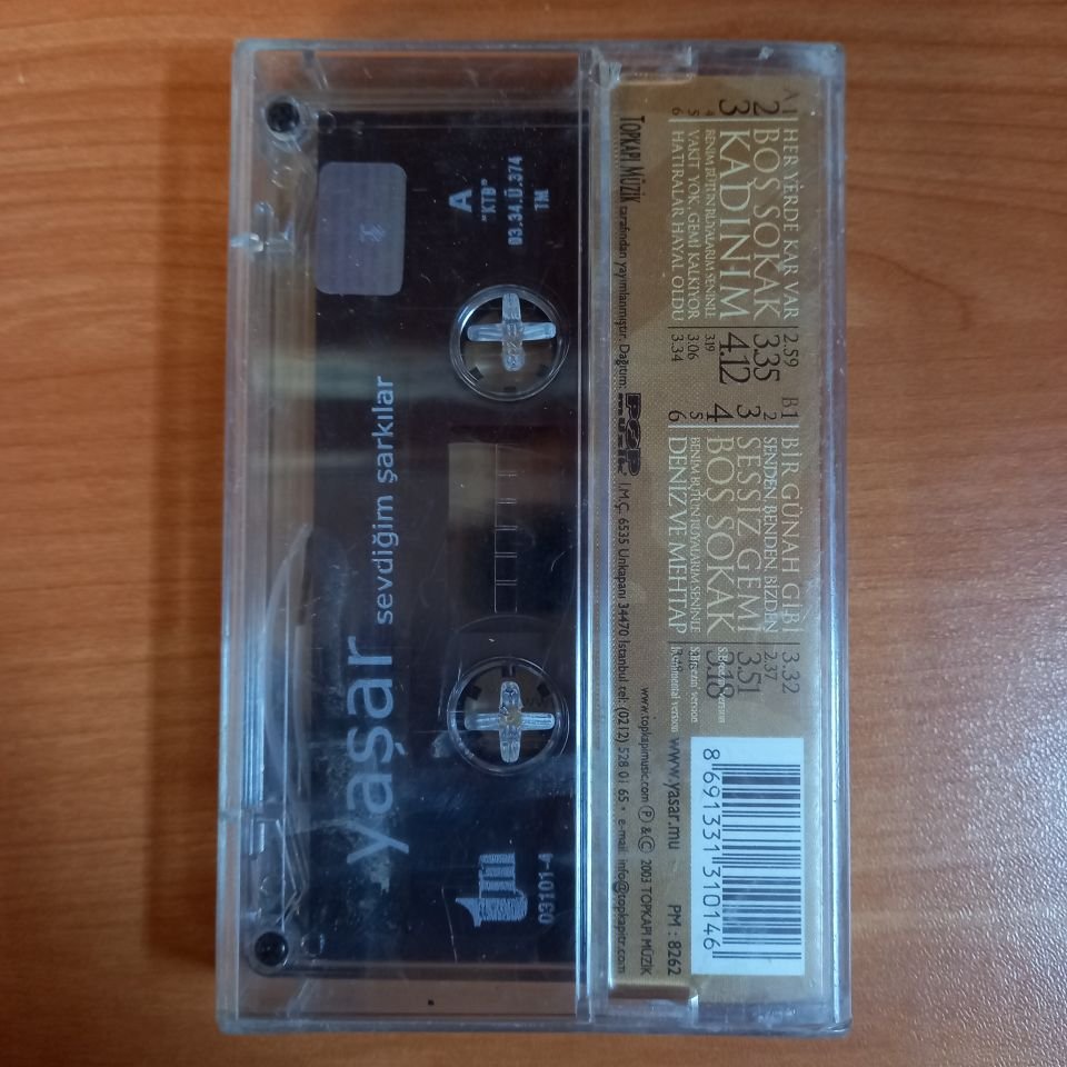 YAŞAR - SEVDİĞİM ŞARKILAR (2003) - KASET AMBALAJINDA SIFIR