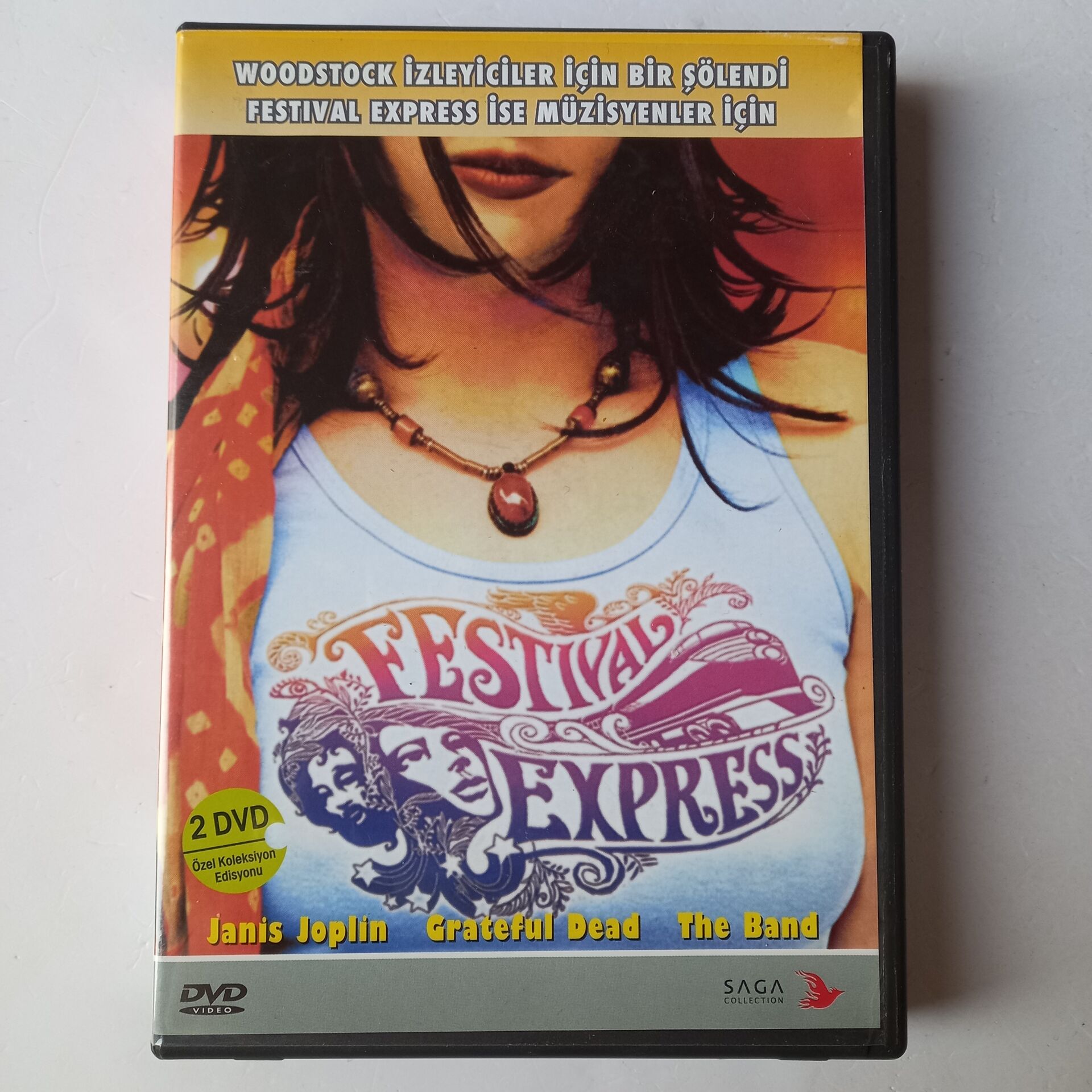 FESTIVAL EXPRESS - JANIS JOPLIN - GRATEFUL DEAD - THE BAND - 2DVD 2.EL