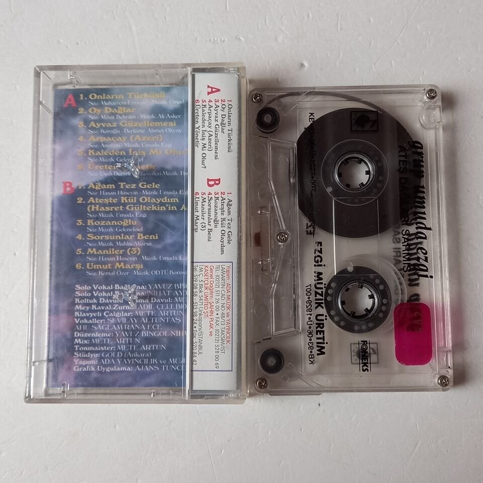 UMUDA EZGİ - ONLARIN TÜRKÜSÜ (1993) - KASET 2.EL