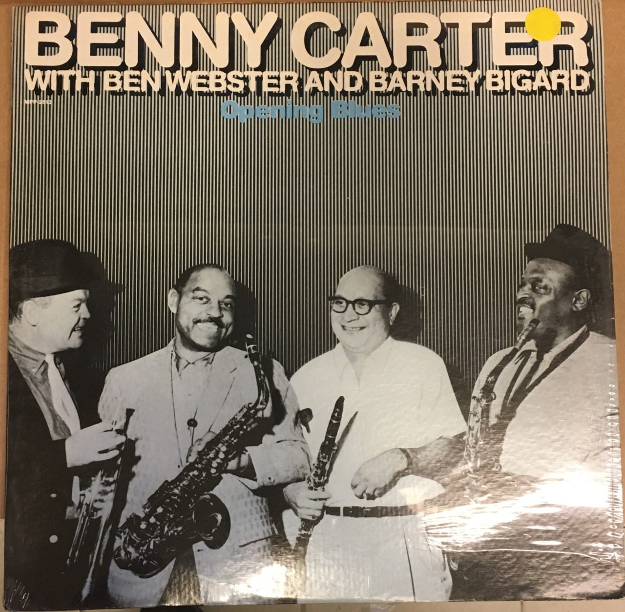 BENNY CARTER WITH BEN WEBSTER AND BARNEY BIGARD OPENING BLUES SIFIR PLAK