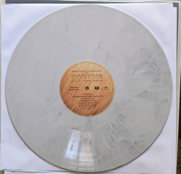 THE SHAWSHANK REDEMPTION (ORIGINAL MOTION PICTURE SOUNDTRACK) / THOMAS NEWMAN (1994) - 2LP 2024 30TH ANNIVERSARY LIMITED EDITION NUMBERED BLACK & WHITE MARBLED VINYL SIFIR PLAK