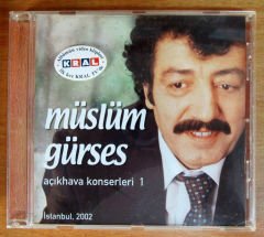 MÜSLÜM GÜRSES - AÇIKHAVA KONSERLERİ 1 - CD 2.EL