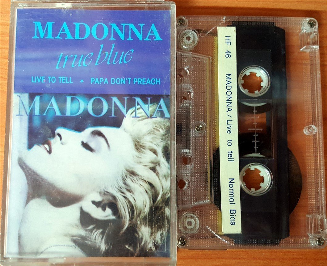 MADONNA - TRUE BLUE CASSETTE MADE IN TURKEY ''USED'' HF 46