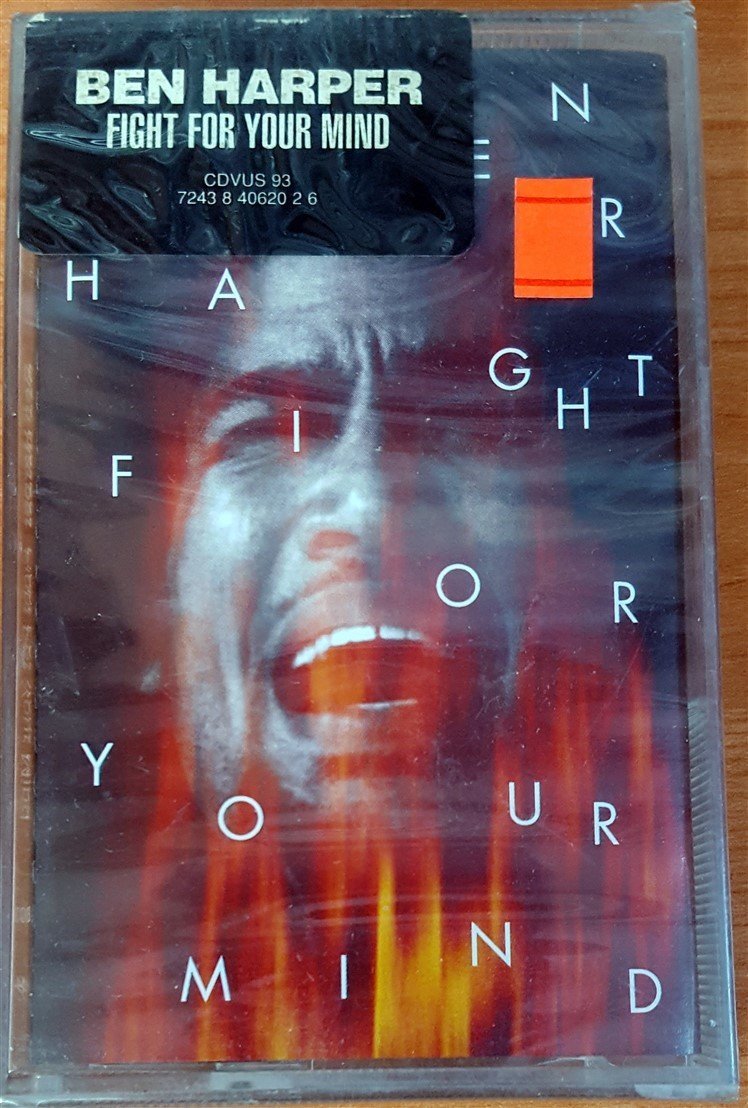 BEN HARPER - FIGHT FOR YOUR MIND CASSETTE MADE IN HOLLAND ''NEW''