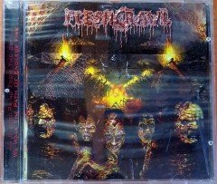 FLESHCRAWL - AS BLOOD RAINS FROM THE SKY...WE WALK THE PATH OF ENDLESS FIRE (2000) DEATH METAL / METAL BLADE RECORDS CD 2.EL