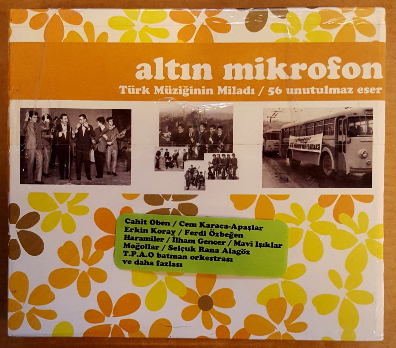 ALTIN MİKROFON 1965/1966/1967/1968 56 UNUTULMAZ ESER 3CD SIFIR