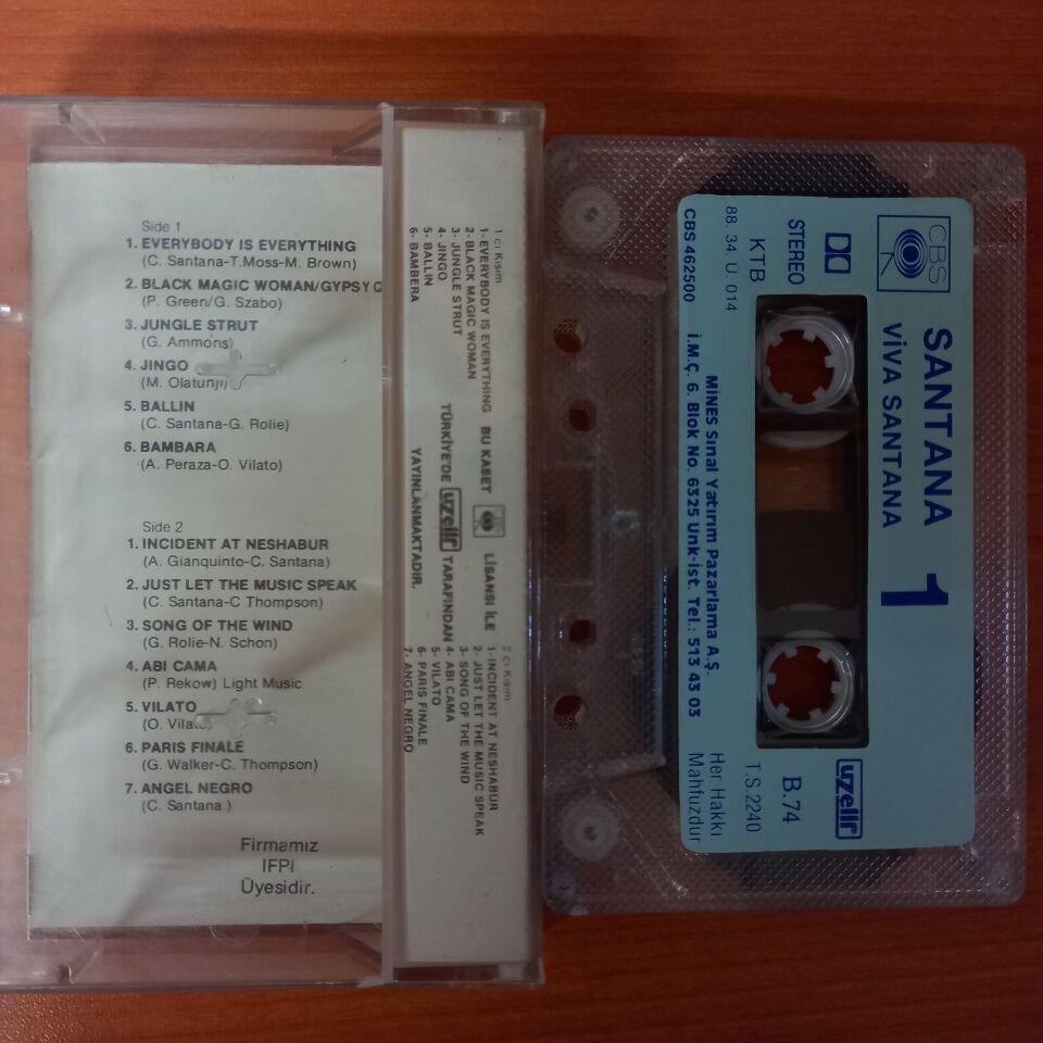 SANTANA - VIVA SANTANA! 1 (1988) - KASET 2.EL