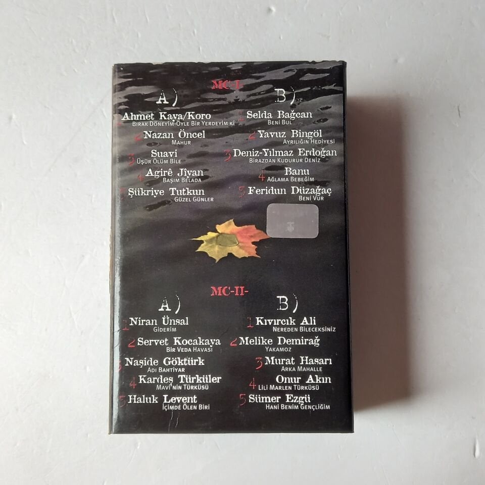AHMET KAYA - DİNLE SEVGİLİ ÜLKEM 1-2 (1993) - 2 KASET 2.EL