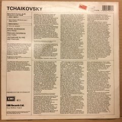 TCHAIKOVSKY: PIANO TRIO, DANIEL BARENBOIM, PINCHAS ZUKERMAN, JACQUELINE DU PRÉ - PLAK 2.EL