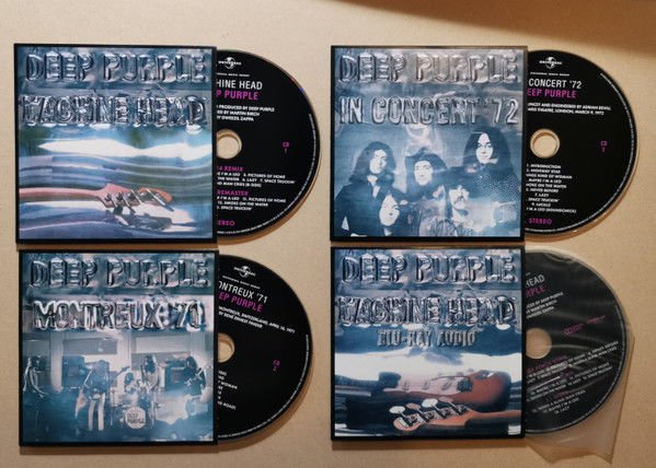 DEEP PURPLE - MACHINE HEAD (1972) - LP 2024 5 DISC DELUXE ANNIVERSARY EDITION BOX SET