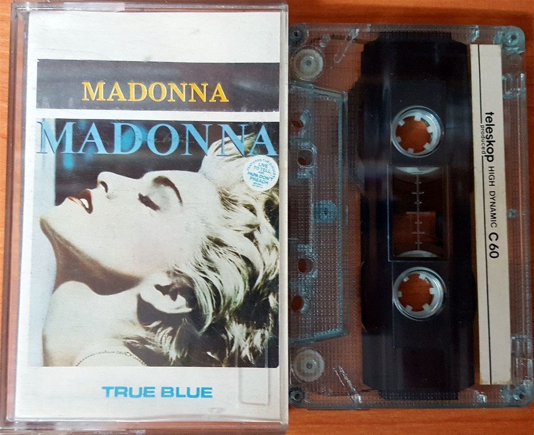 MADONNA - TRUE BLUE CASSETTE MADE IN TURKEY ''USED'' TELESKOP