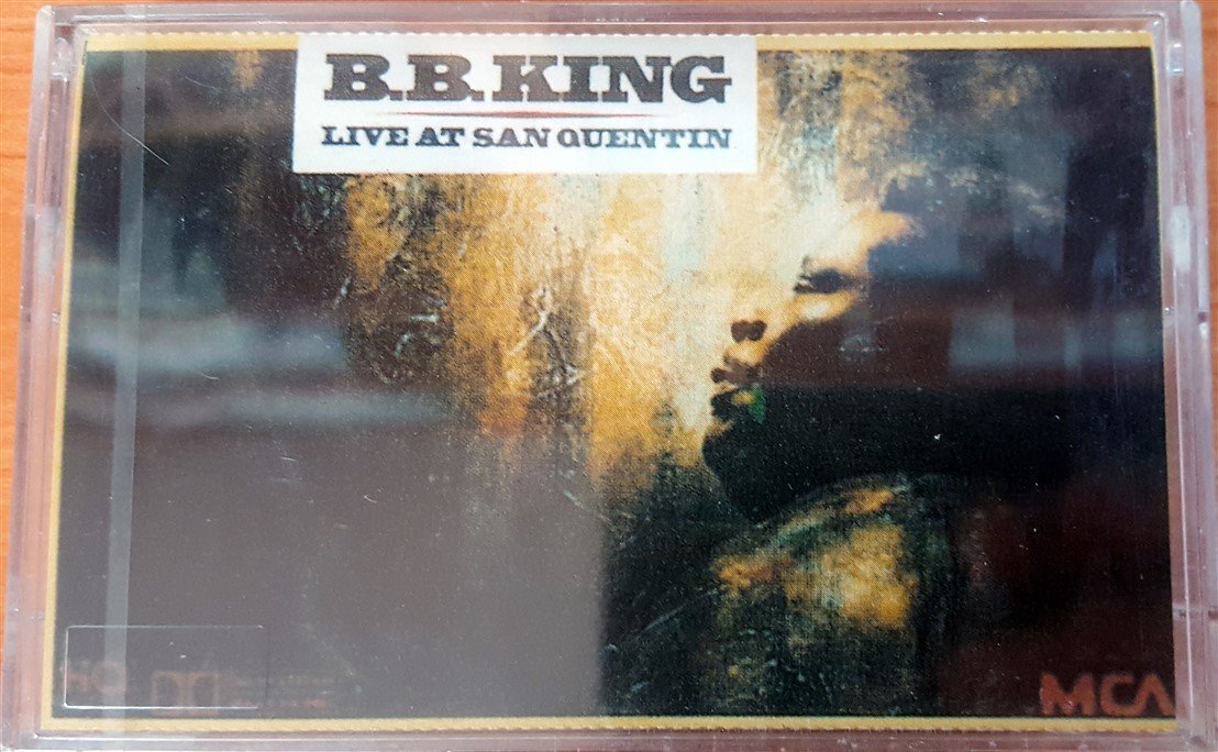 B.B. KING - LIVE AT SAN QUENTIN (1995) RAKS CASSETTE MADE IN TURKEY ''NEW''