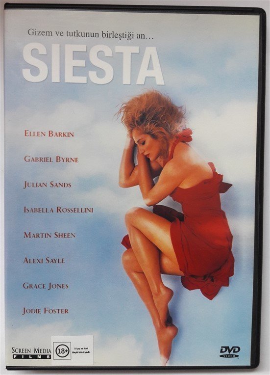SIESTA - ELLEN BARKIN - ISABELLA ROSSELINI - MARTIN SHEEN - GRACE JONES - JODIE FOSTER - DVD 2.EL