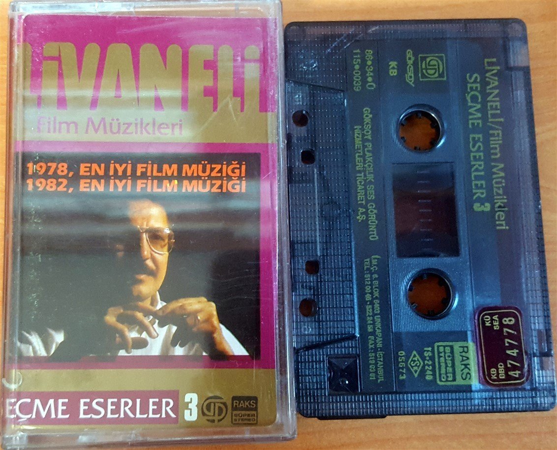 ZÜLFÜ LİVANELİ - SEÇME ESERLER 3 / 1978, EN İYİ FİLM MÜZİĞİ - 1982, EN İYİ FİLM MÜZİĞİ KASET 2.EL
