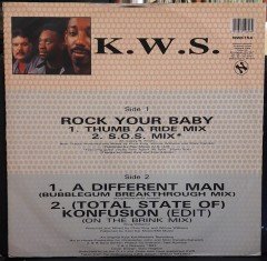 K.W.S. - ROCK YOUR BABY (1992) - 12'' MAXI SINGLE VINYL PLAK 2.EL