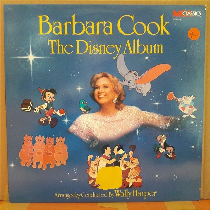 BARBARA COOK - THE WALT DISNEY ALBUM (1988) - LP PLAK 2.EL