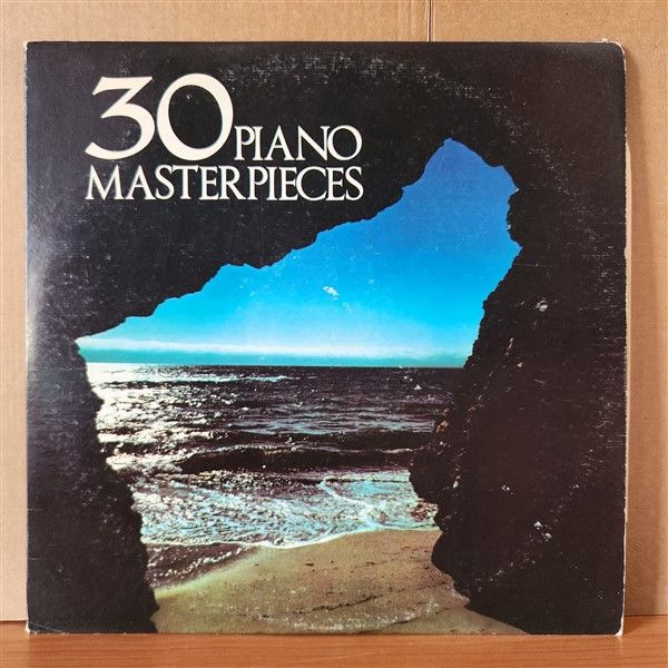 30 PIANO MASTERPIECES VOL. 3 / CHOPIN, LISZT, MOZART, BACH, SCHUBERT, ALBENIZ (1976) - LP 2.EL PLAK