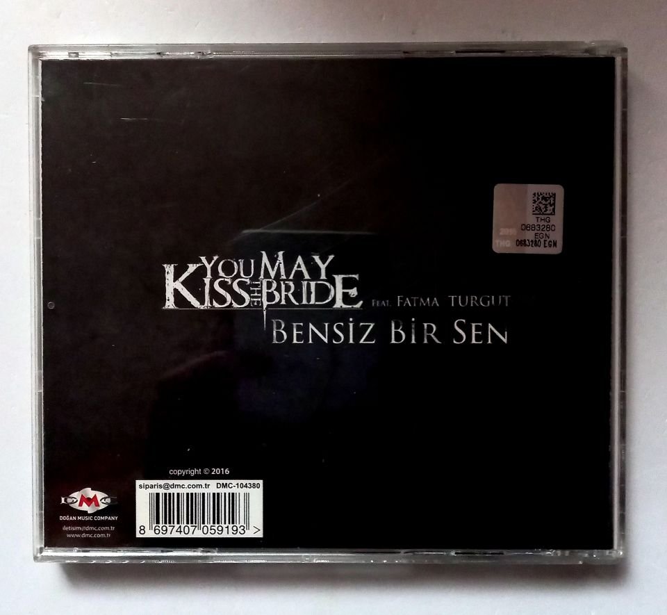 YOU MAY KISS THE BRIDE FEAT. FATMA TURGUT - BENSİZ BİR SEN (2016) - CD SINGLE 2.EL