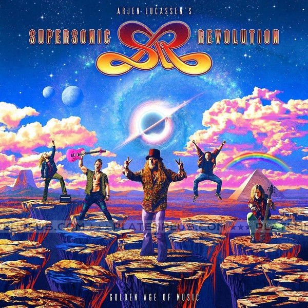 ARJEN LUCASSEN'S SUPERSONIC REVOLUTION - GOLDEN AGE OF MUSIC (2023) - 2LP BLUE COLOURED SIFIR PLAK