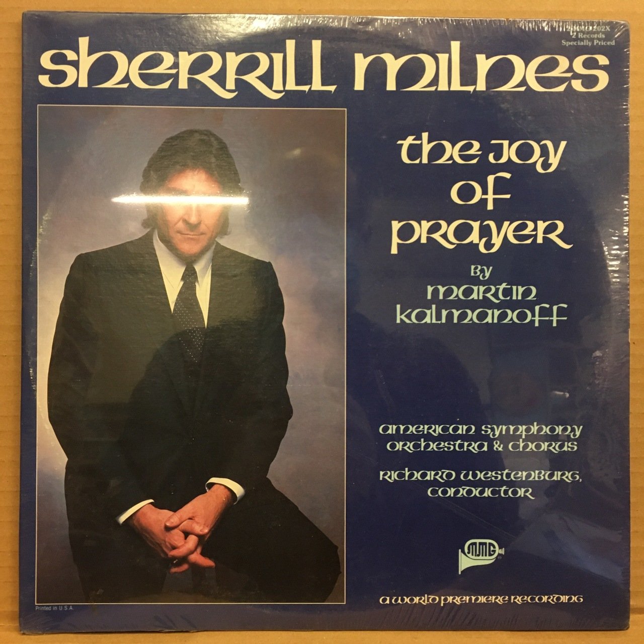 SHERRILL MILNES - THE JOY OF PRAYER BY MARTIN KALMANOFF 1983 GOSPEL SIFIR 2PLAK