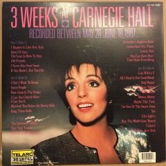 LIZA MINNELLI - AT CARNEGIE HALL 1987 2.EL 2 PLAK