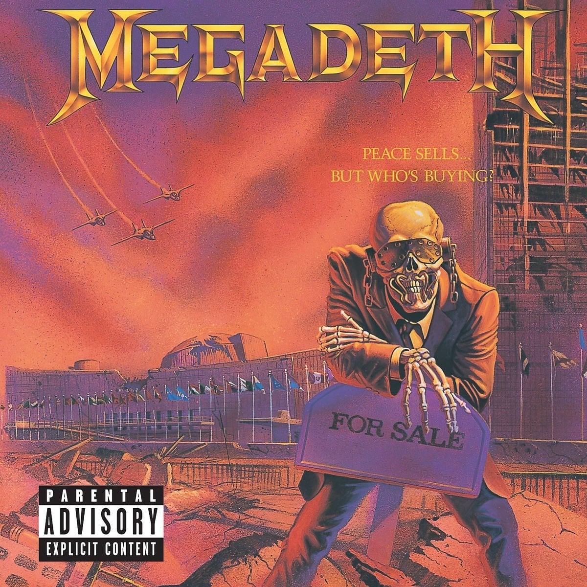 MEGADETH - PEACE SELLS BUT WHO'S BUYING (1986) - CD REMIXED AND REMASTERED 2004 REISSUE JEWEL CASE AMBALAJINDA SIFIR