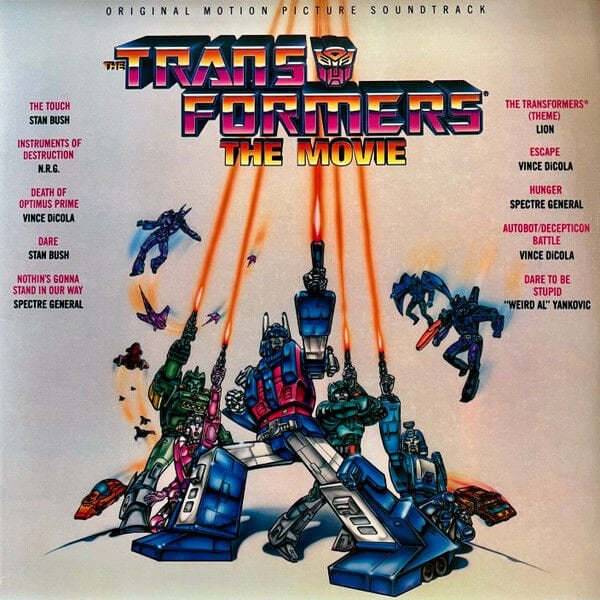 THE TRANSFORMERS: THE MOVIE (ORIGINAL MOTION PICTURE SOUNDTRACK) (1986) - LP 2025 REISSUE 180GR UNICRON MARBLED SIFIR PLAK