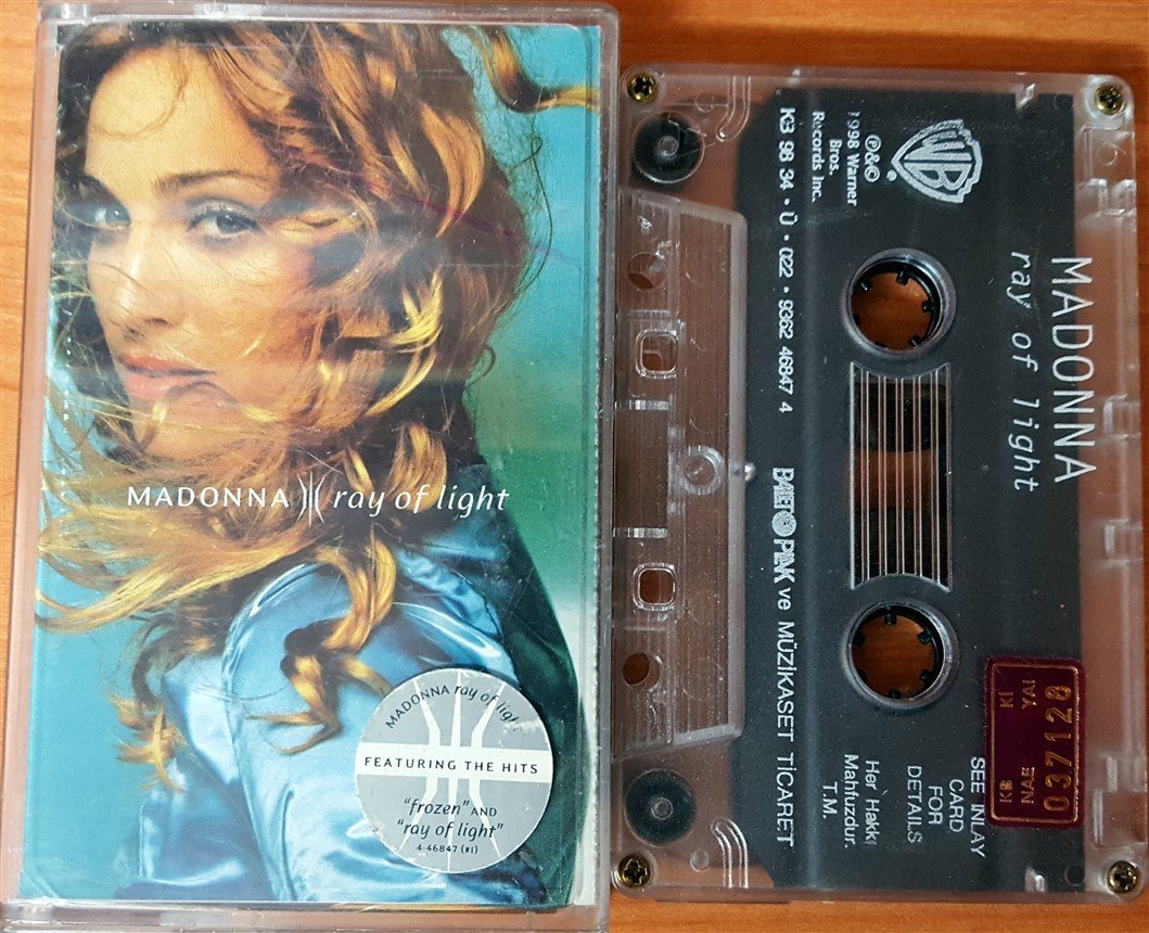 MADONNA - RAY OF LIGHT (1998) BALET CASSETTE MADE IN TURKEY ''USED''