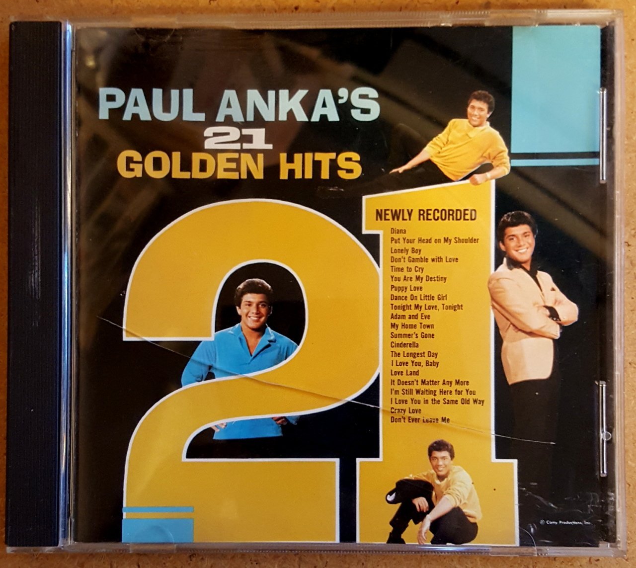 PAUL ANKA 21 GOLDEN HITS CD 2.EL