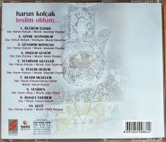 HARUN KOLÇAK - TESLİM OLDUM (1998) S MÜZİK CD 2.EL