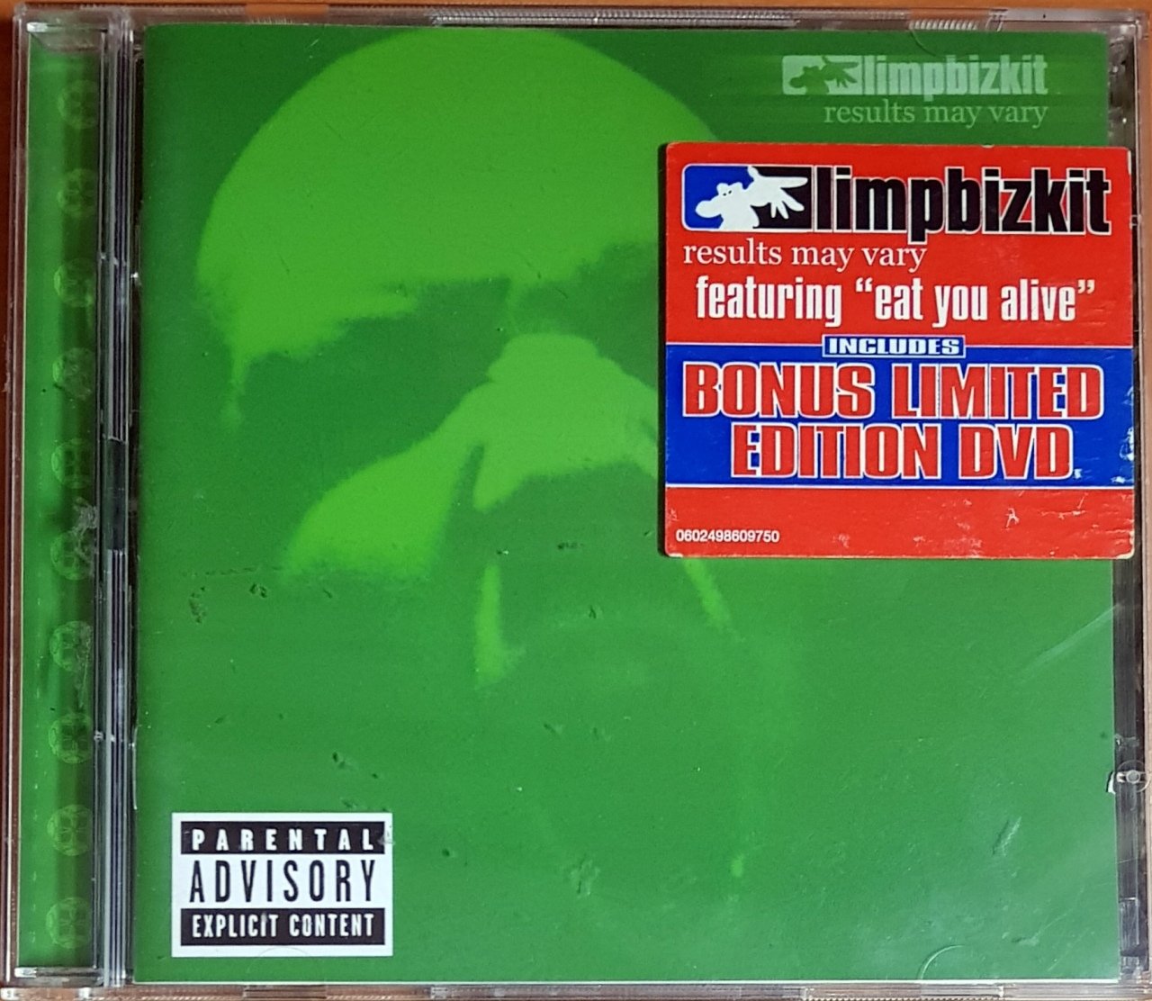 LIMP BIZKIT - RESULTS MAY VARY (2003) CD+DVD 2.EL