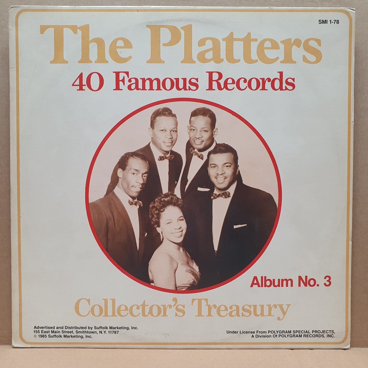 THE PLATTERS - 40 FAMOUS RECORDS / ALBUM NO.3 (1985) - LP 2.EL PLAK