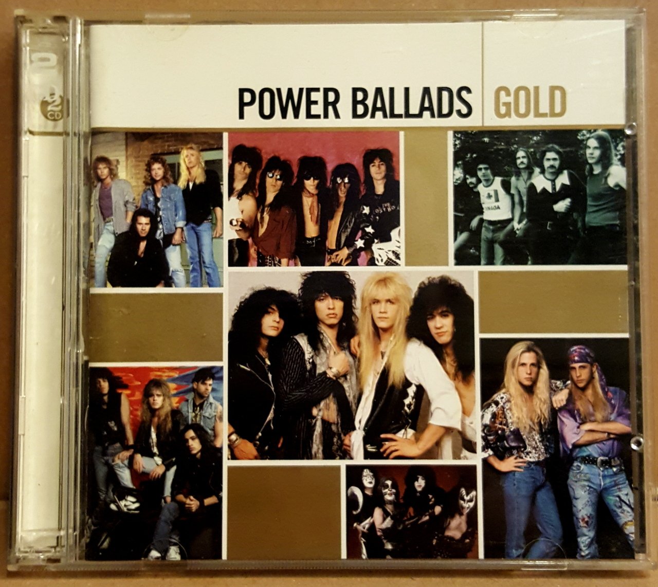 POWER BALLADS GOLD - WHITESNAKE CINDERELLA POISON SKID ROW QUEENSRYCE TESLA WINGER WARRANT etc (2005) - 2CD 2.EL - CD 2.EL