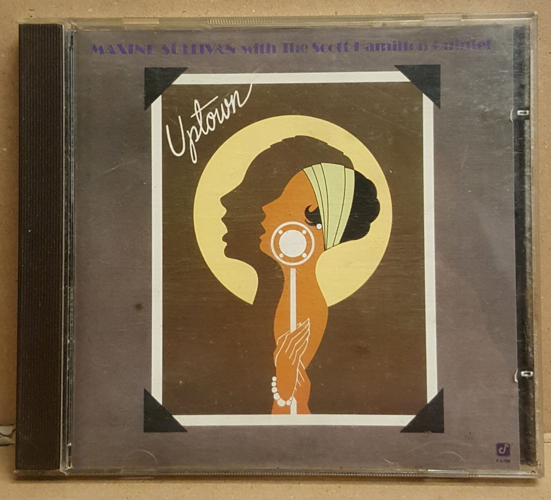 MAXINE SULLIVAN WITH THE SCOTT HAMILTON QUINTET - UPTOWN (1985) - CD CONCORD JAZZ  1985 MADE IN WEST GERMANY 2.EL