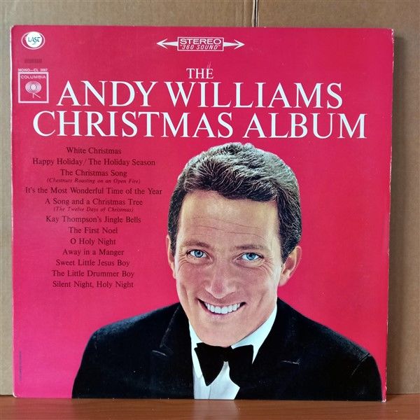 ANDY WILLIAMS – THE ANDY WILLIAMS CHRISTMAS ALBUM - LP 2.EL PLAK