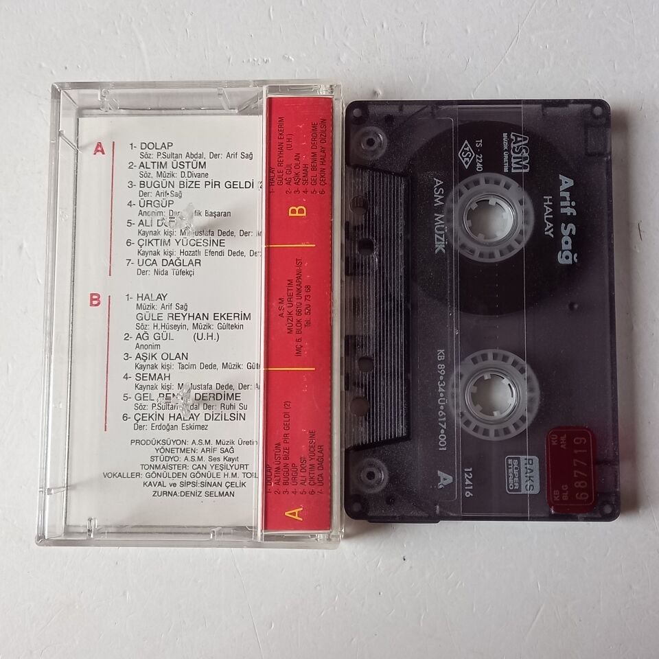 ARİF SAĞ - HALAY (1989) - KASET 2.EL