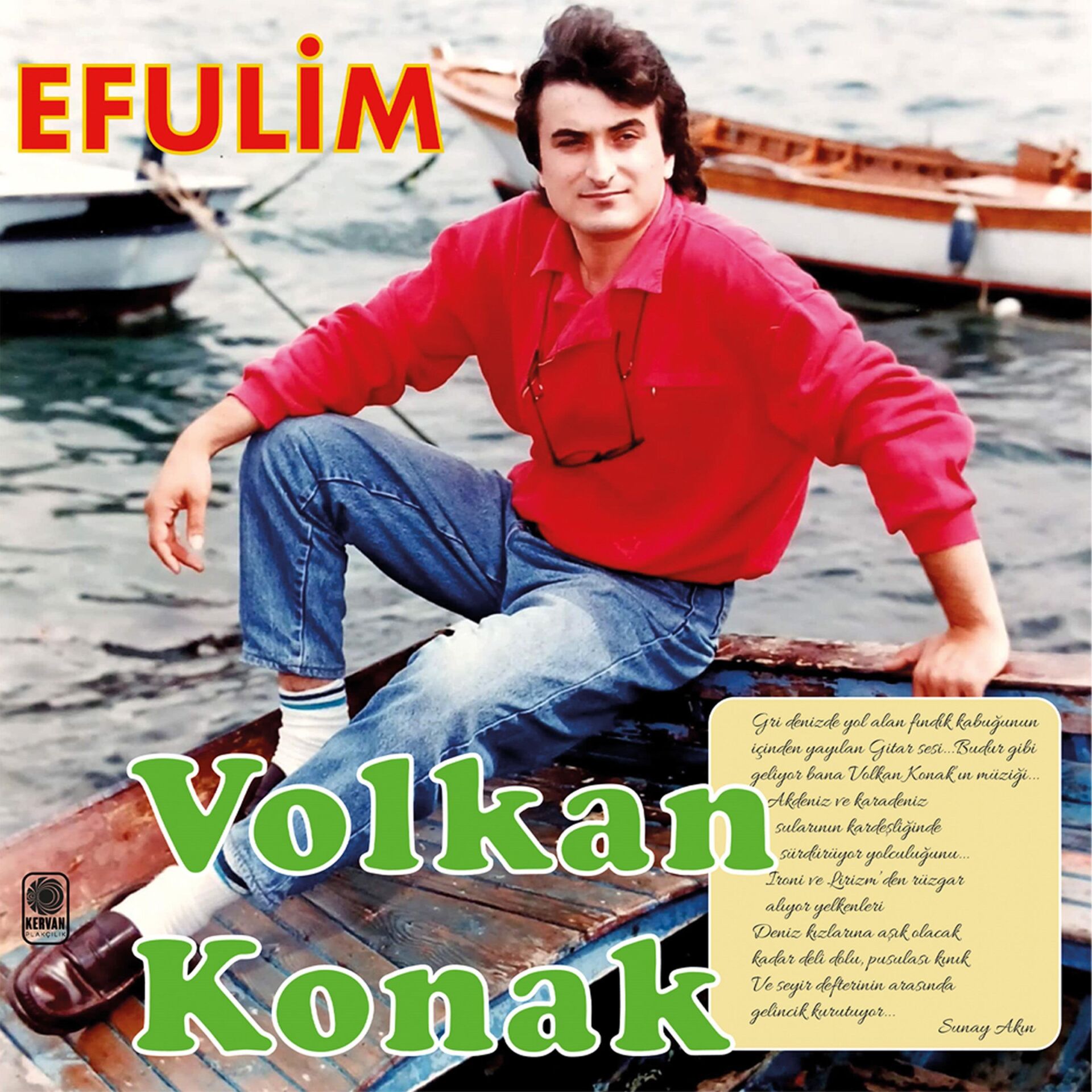 VOLKAN KONAK - EFULİM (1993) - LP 180GR 2025 BASIM SIFIR PLAK